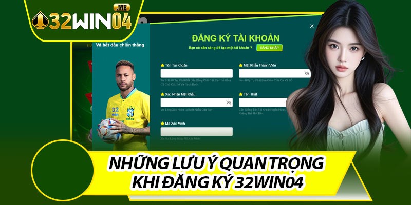 Những Lưu Ý Quan Trọng Khi Đăng Ký 32win04
